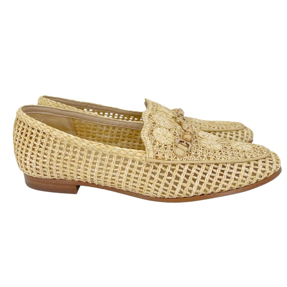 Sam Edelman women’s raffia vented resort loafers flat shoes - Picture 7 of 12